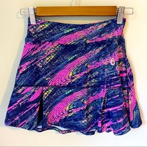Donanjo tennis skirt neon stripe sz 1 / small
